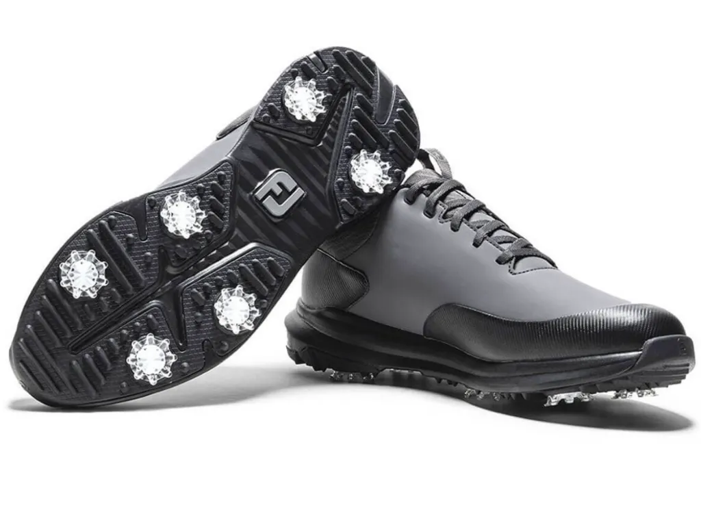 [HOS-1493] Footjoy Mens Golf Shoes | Tour Rival | Charcoal-Grey-Black (UK7.5)