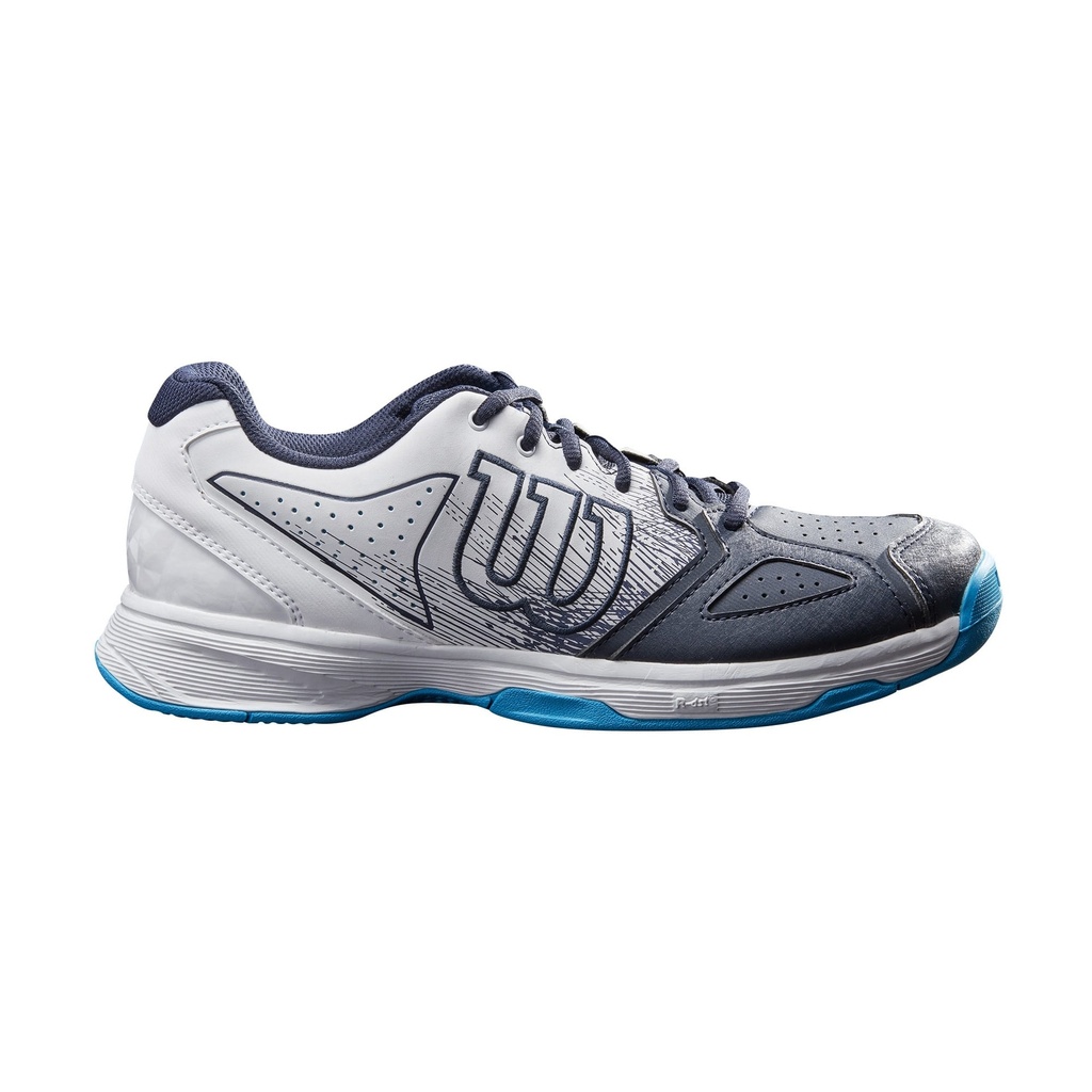 [WRS328150E100] Wilson Mens Footwear | Kaos Stroke Outer Space - White - Barrier Reef (UK10)