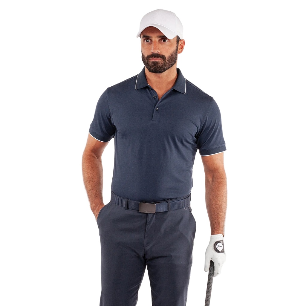 [D01001309405-M] Galvin Green Mens Golf Shirt | Marty | Navy (M)