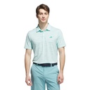 Adidas Mens Golf Shirt | Ultimate Polo | Mesh Print | Sage