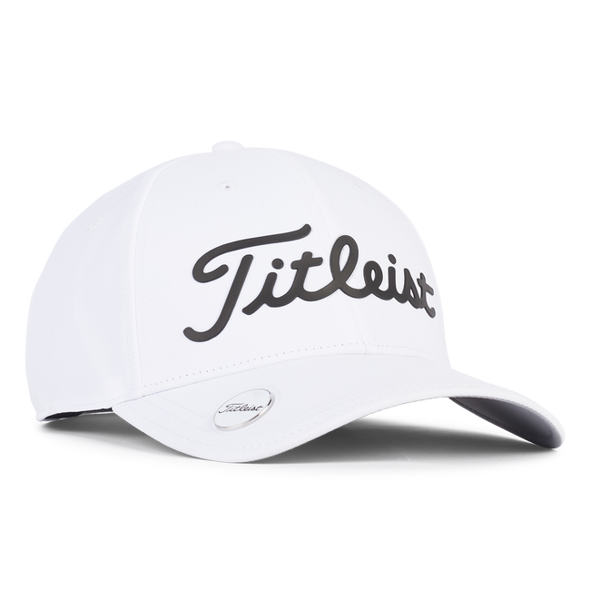 [TH22APPBME-10] Titleist Mens Golf Cap | Players Performance Ball Marker (White/Black)