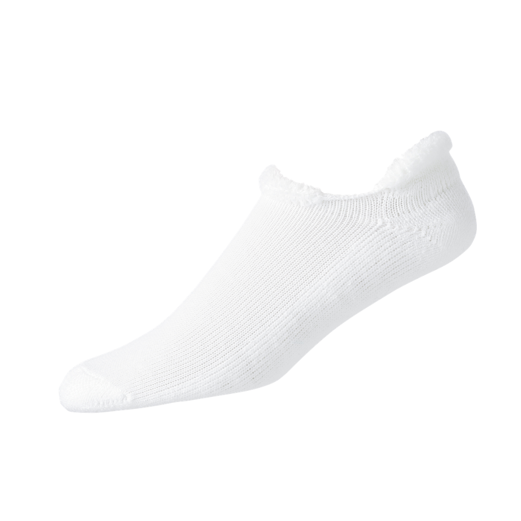 [39507109] Footjoy Womens Golf Socks | ProDry d8 (White/Blue, Roll Tab)