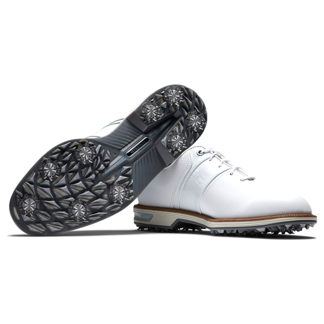 [53908085W] Footjoy Mens Golf Shoes | Premiere Series Packard 29 (White, UK7.5)