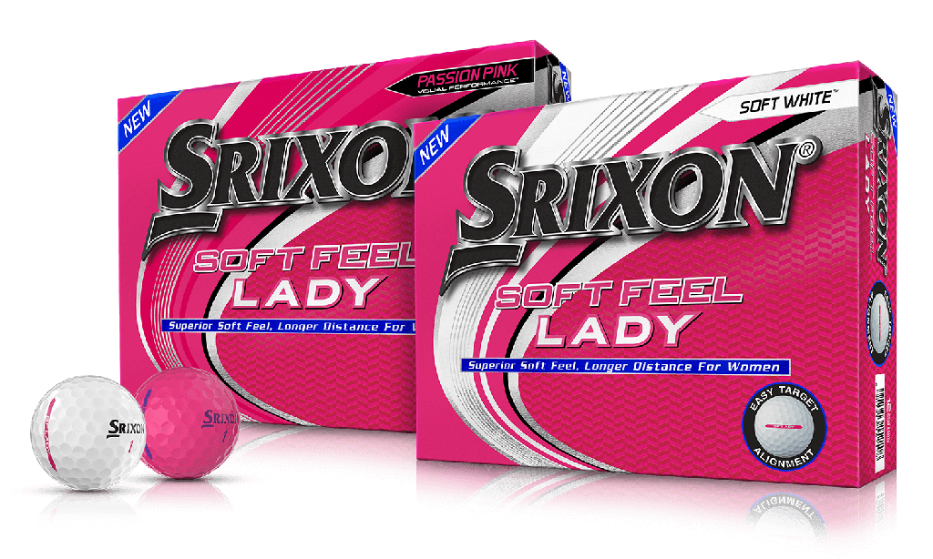 [10299500] Srixon Golf Balls | Soft Feel Lady (White/Sleeve)