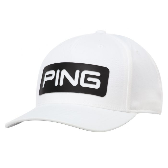 [TOU-T-WB] Ping Mens Golf Cap | Tour Classic (White/Black)