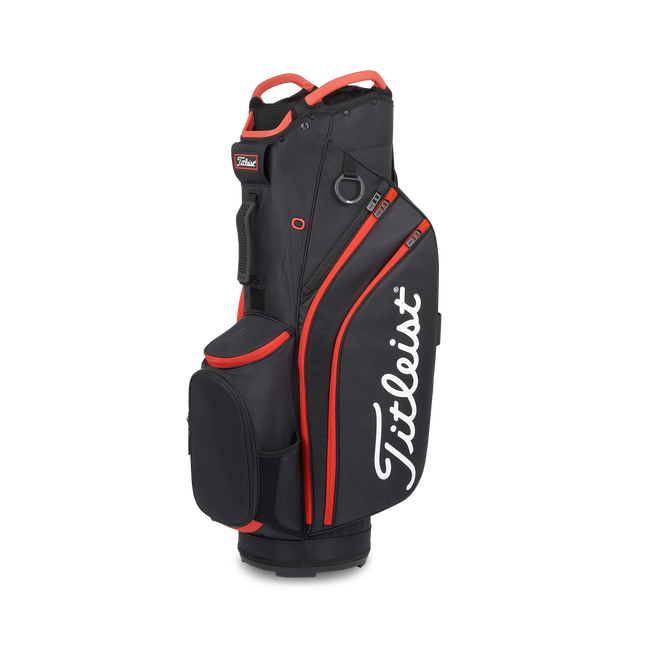 [TB22CT6-006] Titleist Golf Bag | Cart 14 | Black-Red