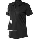 Adidas Womens Golf Shirt | 3 Stripe Club Polo