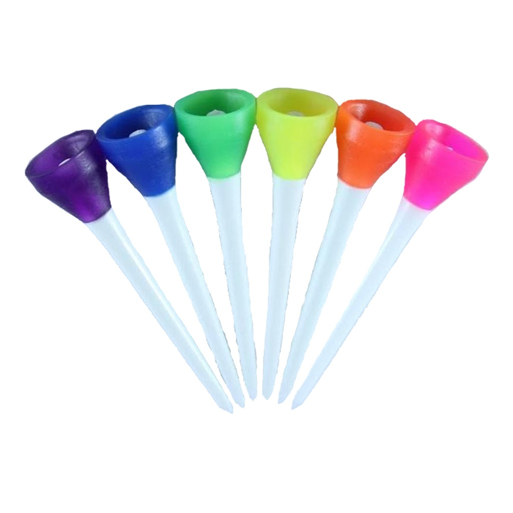 [TPW64mm10] Simarki Accessories | White Tees (10 Tees 64mm)