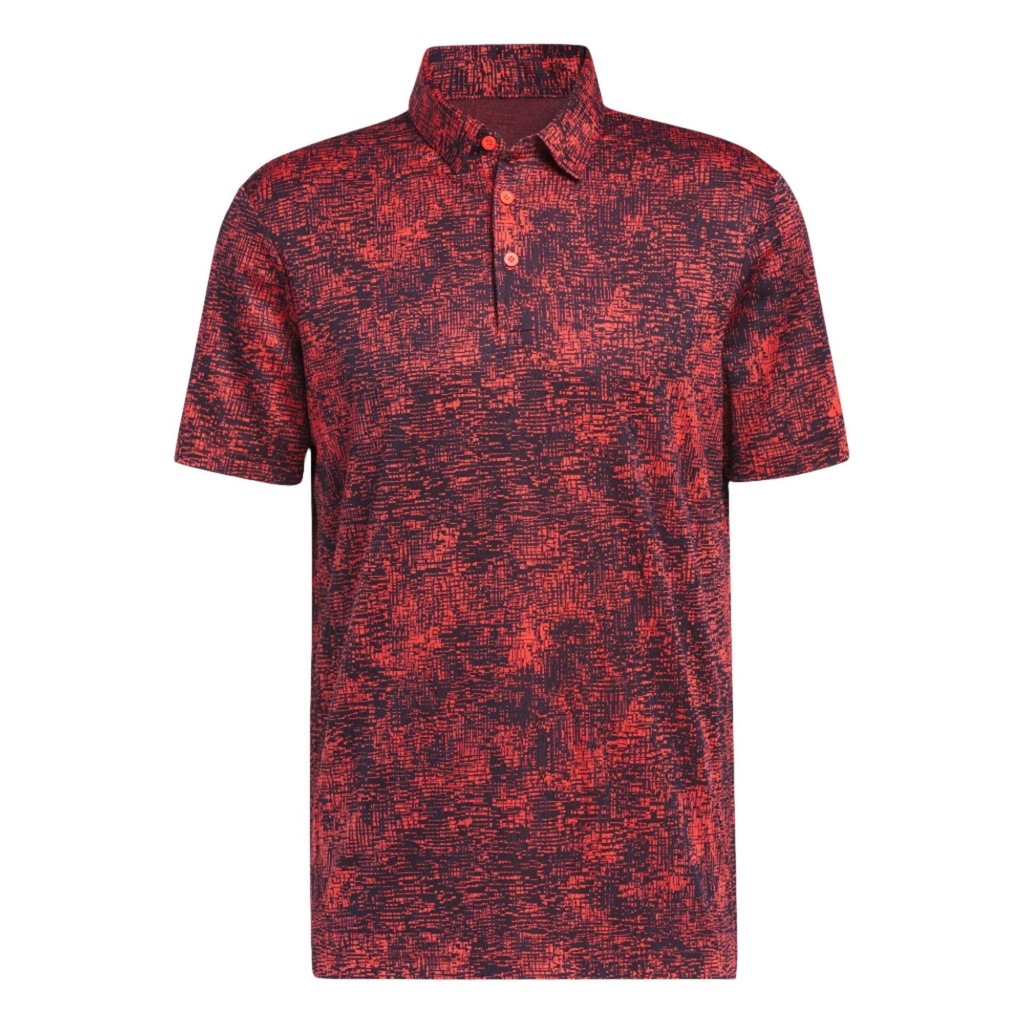 [HZ0443-S] Adidas Mens Golf Shirt | Aerial Jacquard Polo (S)