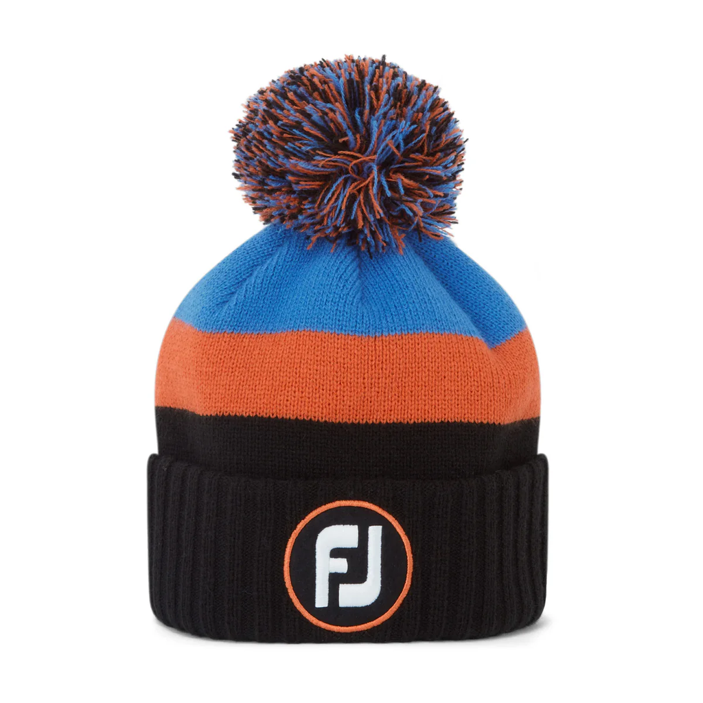 [FJ22BPOMH-01] Footjoy Mens Golf Beanie | Pom Pom