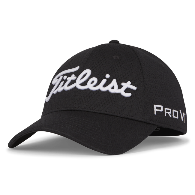 [TH23FTEN2-02] Titleist Golf Cap | Tour Elite (Black, L/XL)