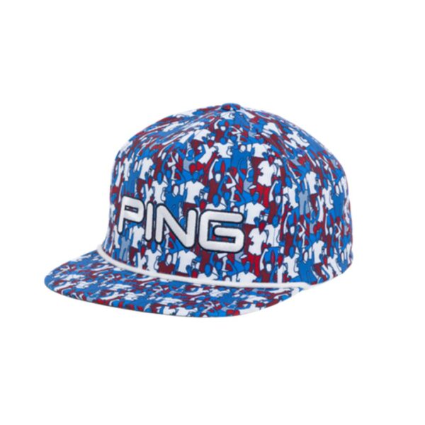 [7C254-G-RWB] Ping Golf Cap | Gallery | Red-White-Blue