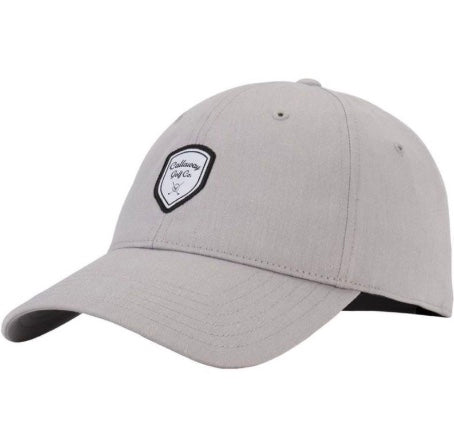 [4001393G-11] Callaway Mens Golf Cap | Greenkeeper 25 | Silver