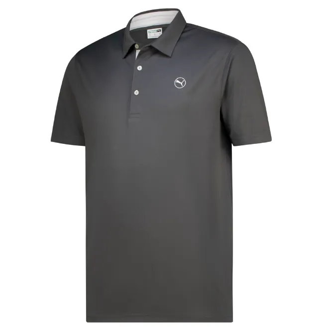 Puma Mens Golf Shirt | MSS Pounce | Ash Gray