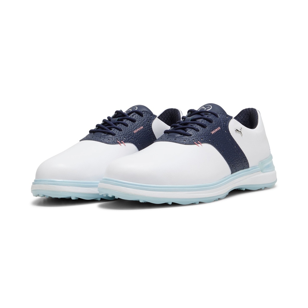 [37942803-95] Puma Mens Golf Shoes | Avant | White Deep Navy (UK9.5)