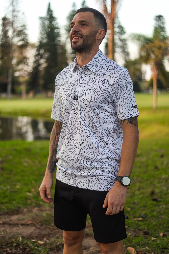 [86655473] Custom Apparel Mens Funky Golf Shirt | Pinseeker (S)