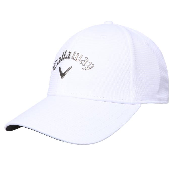[4000760G-710] Callaway Womens Golf Cap | Liquid Metal 24 | White-Gun