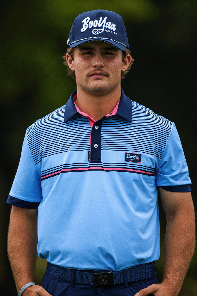 [GP-BLUE/OCT-S] Booyaa Golf Shirts | Premium Collection 2025 (Blue October, S)