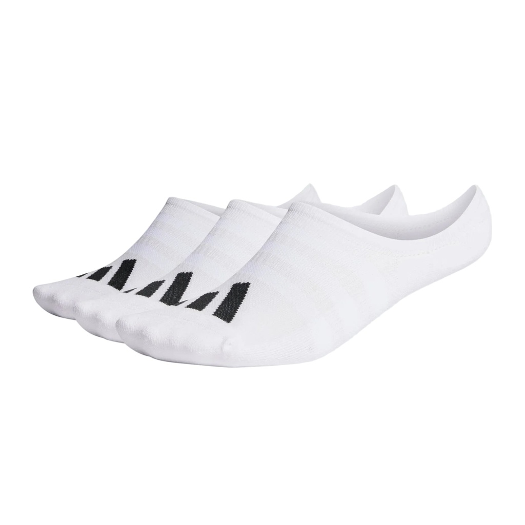 [HS557768] Adidas Golf Socks | No Show 3 Pack | White (6 to 8)