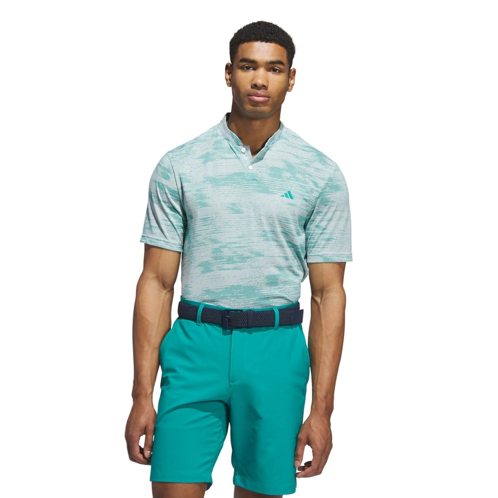[JY1907S] Adidas Mens Golf Shirt | Ultimate365 Sport Collar Polo | Pure Teal (S)