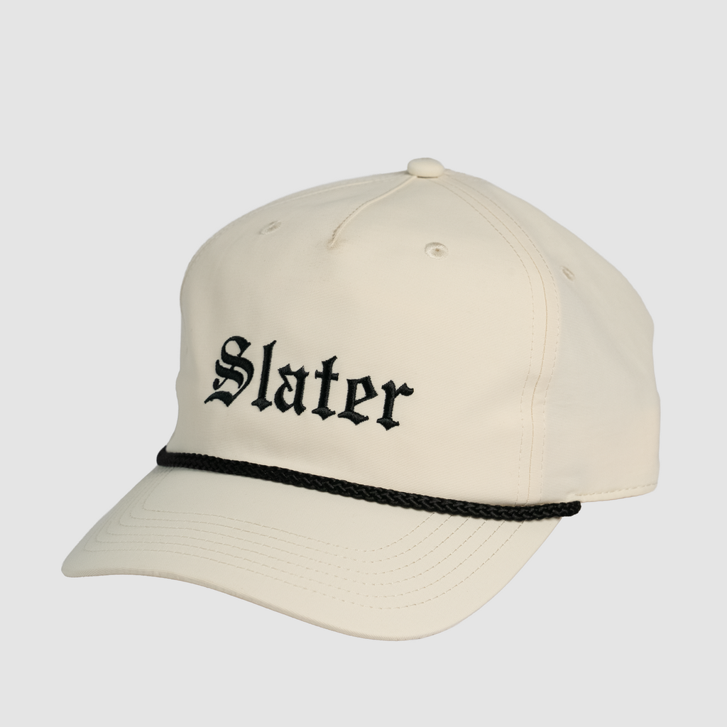 [SGPRCCREAM] Slater Golf | Performance Rope Cap | Straight Outta RSA | Cream