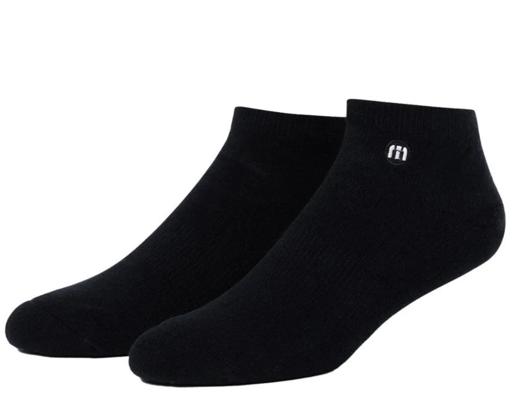 Cutter and Buck Mens Golf Socks | Anklet Black