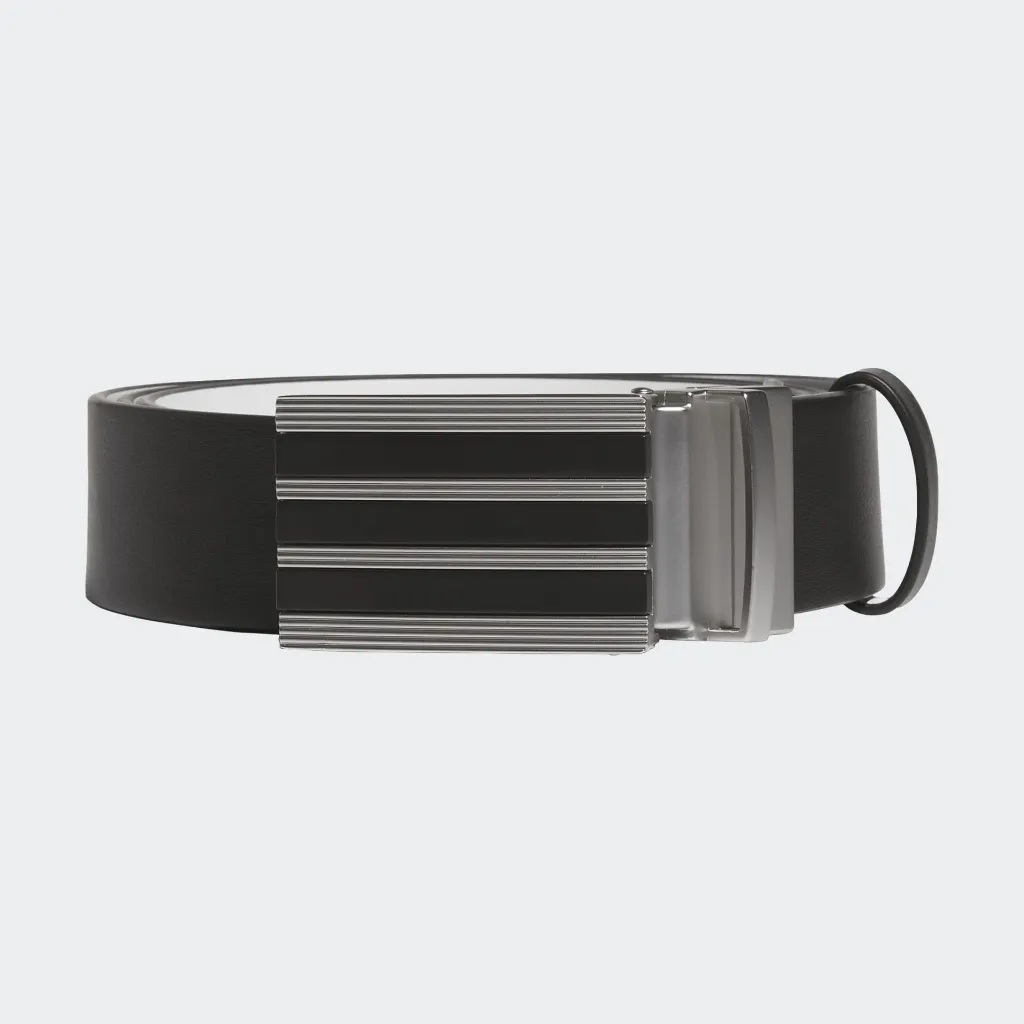 [JJ3847] Adidas Mens Golf Belt | 3 Stripe Tour | Black