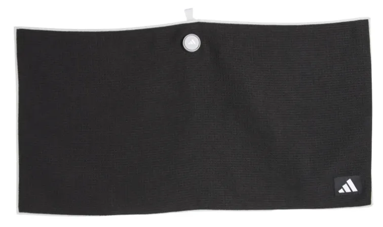 Adidas Golf Towel | Magnetic Players | Black