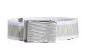Adidas Womens Golf Belt | Stripe Webbing | White