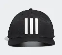 Adidas Golf Cap | Performance Tour 3 Stripe | Black