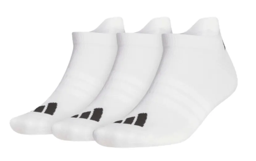 [KC45508511] Adidas Socks | Ankle | 3 Pack | White-Black (8.5 to 11)