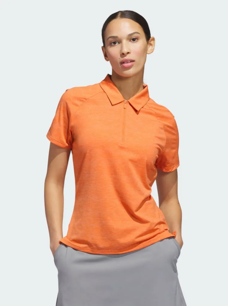 Adidas Womens Golf Shirt | Ultimate365 | Climacool Short Sleeve Polo | Pink