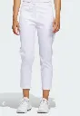 Adidas Womens Golf Pants | Ultimate365 5-Pocket Twistweave Ankle Pants | White