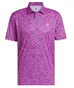 Adidas Mens Golf Shirt | Ultimate365 Feather Print Polo |