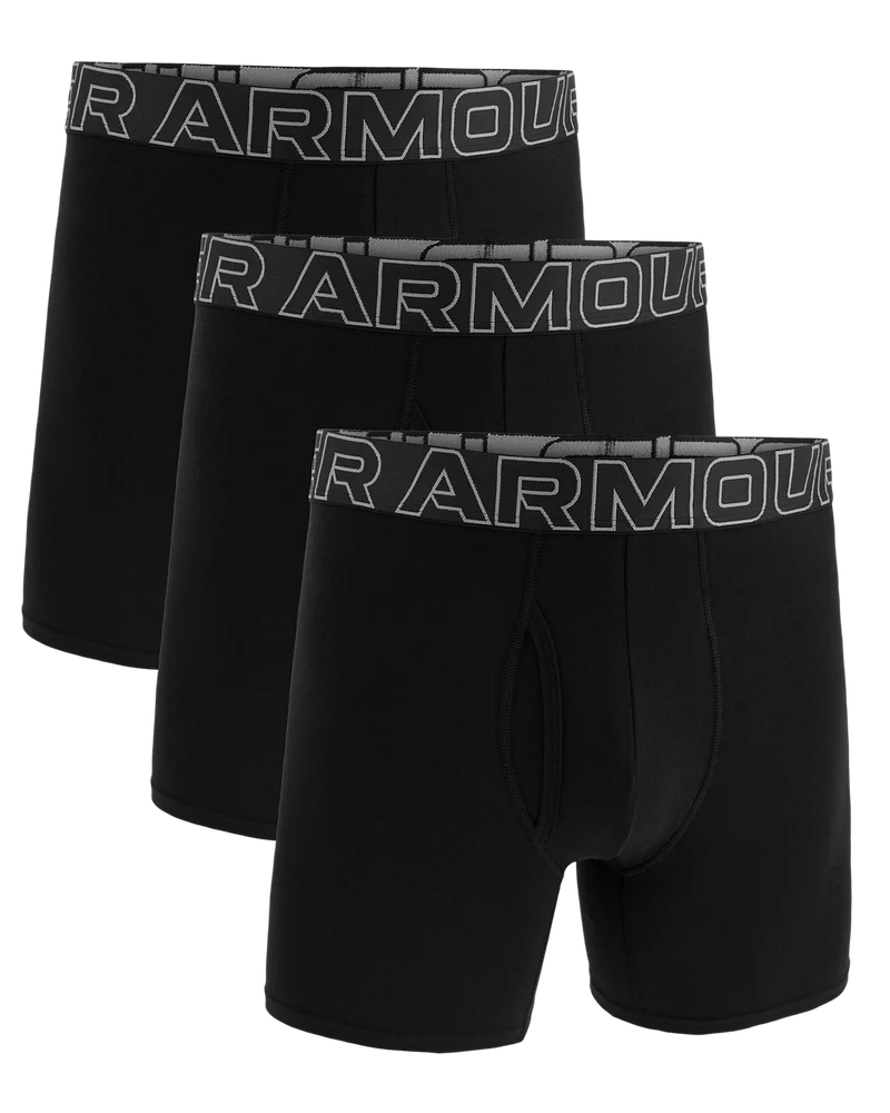 [1383889-025-MD] Under Armour Mens Boxers | Solid Briefs 3Pack | Castlerock (M)