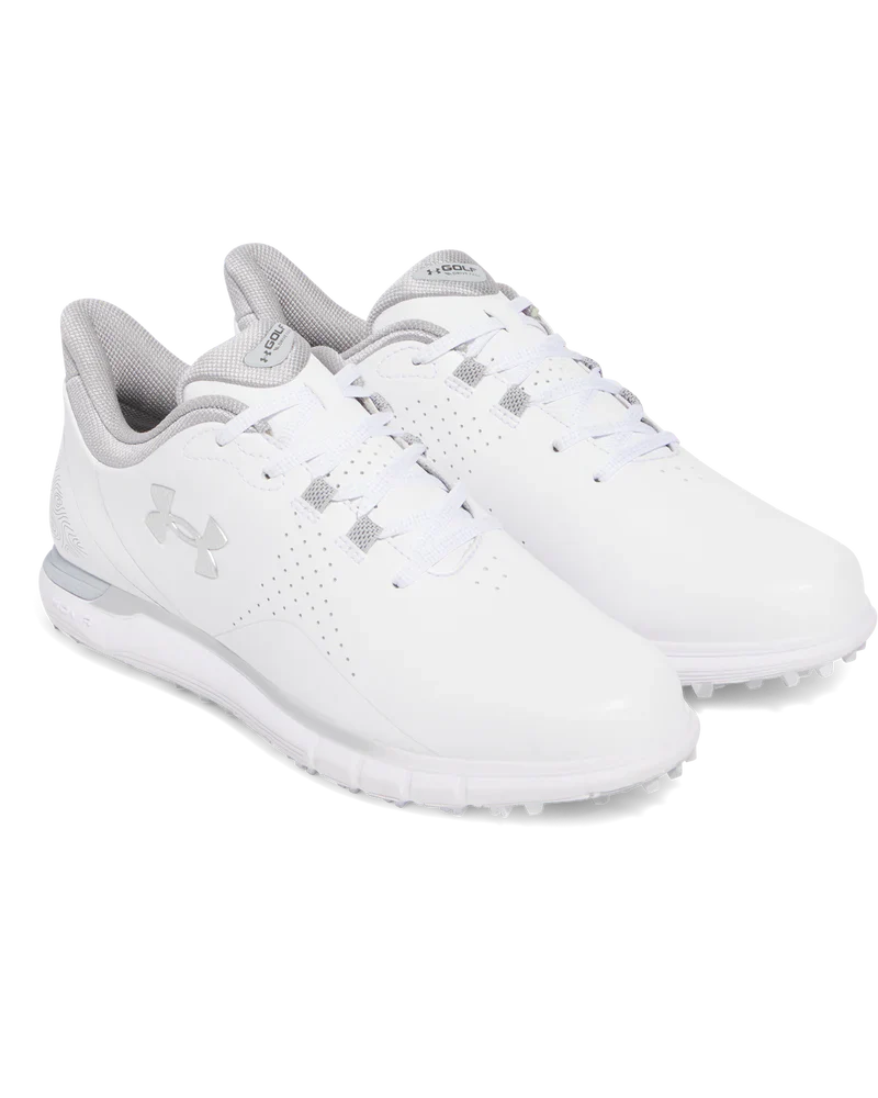 [3026922-102-7-5] Under Armour Mens Golf Shoes | Drive Fade Spikeless | White (UK6.5)