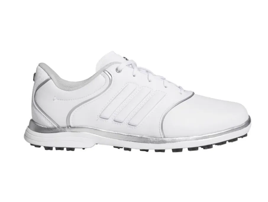 Adidas Womens Golf Shoes | ALPHAFLEX ZOYSIA | White/White/Silver