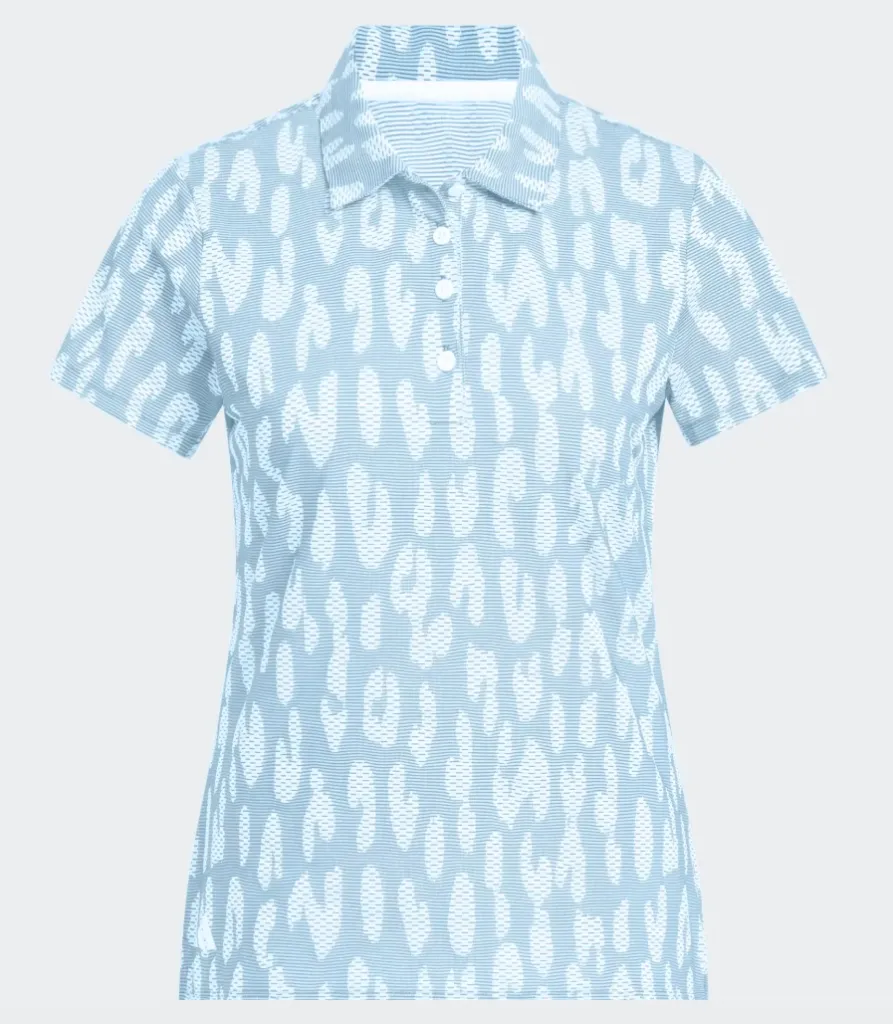 Adidas Womens Golf Shirt | ULTIMATE365 JACQUARD CLIMACOOL POLO