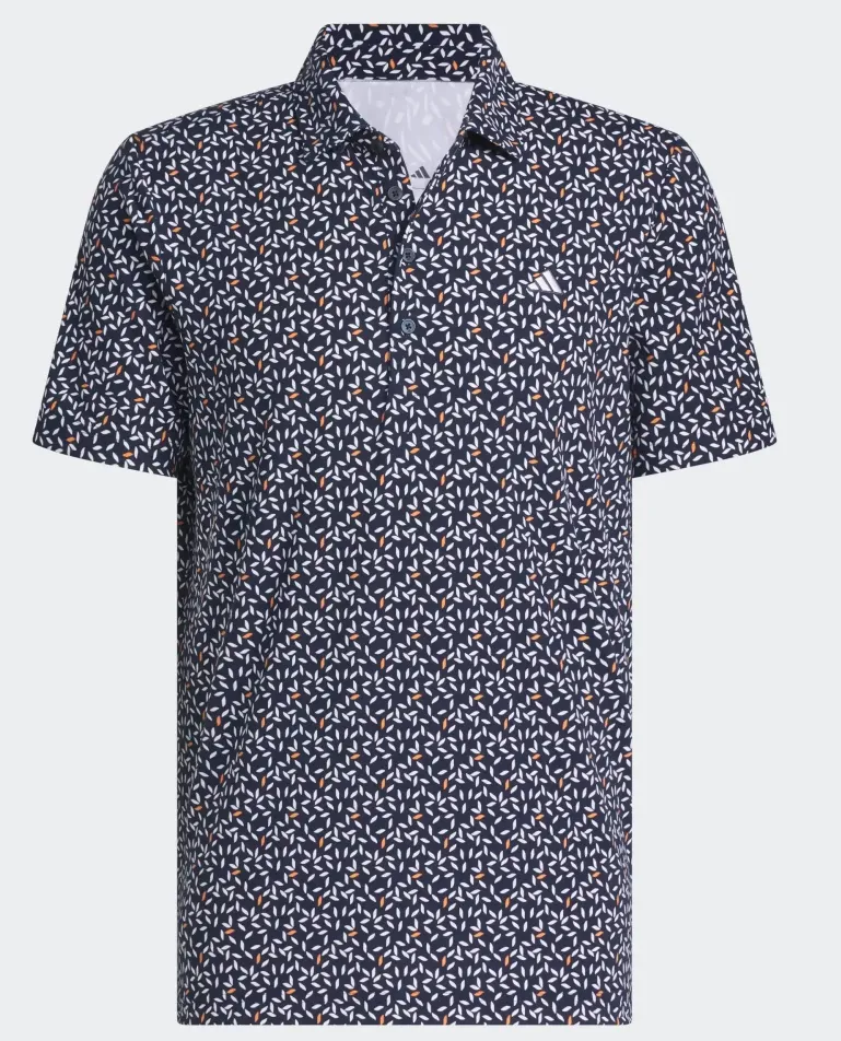 [KF0350S] Adidas Mens Golf Shirt | ULTIMATE365+ SOFT PRINT POLO (S)