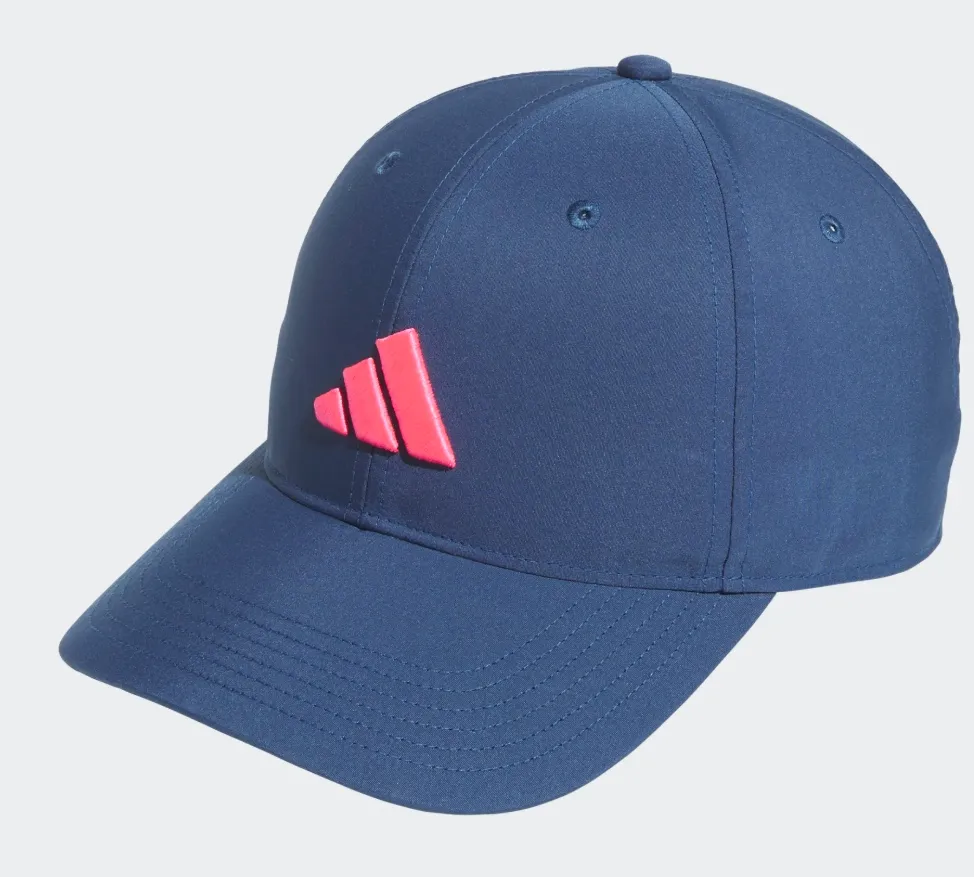 [JZ0465OSFW] Adidas Womens Golf Cap | WOMENS TOUR BADGE BLUE RED (OSFM)