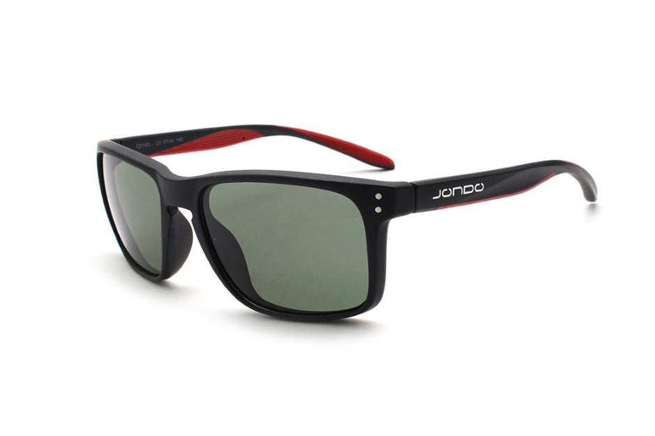 [JONDO-06] Jondo Sunglasses | Dormie Slim | Krisp-Extreme | Matt Black-Red