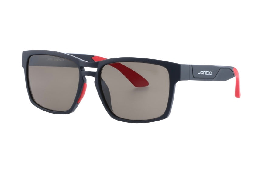[JONDO-02] Jondo Mens Sunglasses | Dovetail 2.0 | Krisp-Extreme | Matt Black-Red