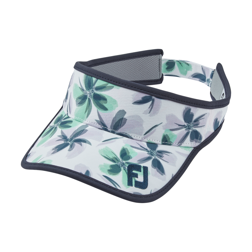 [35621] Footjoy Womens Golf Visor | Floral (Navy)