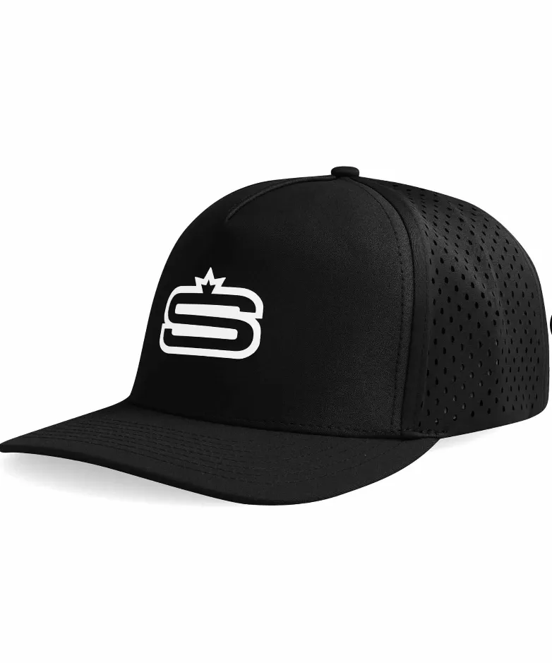 [PE7077731] Swagg Golf Apparel | Alpha 5 Panel Performance (Black)