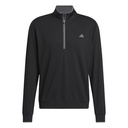 Adidas Mens Golf Pullovers | Lightweight 1-4 Zip | Black