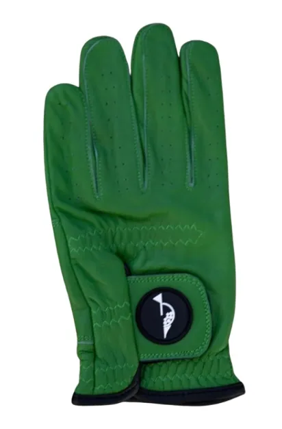 [54895569] Hooked Mens Golf Gloves | Mamba Green (Right, S)