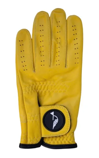 [91895569] Hooked Mens Golf Gloves | Piesang Yellow (Right, S)