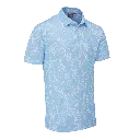 Ping Mens Golf Shirts | Orlando Polo | Baltic Sea-White