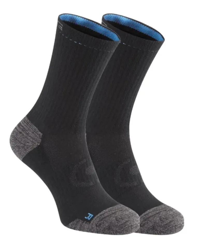 [24SOC-C-B] Ping Golf Socks | Crew | Black Multi