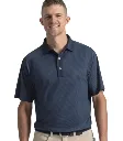 Footjoy Mens Golf Shirt | EU Star Geo |  Jacquard Navy